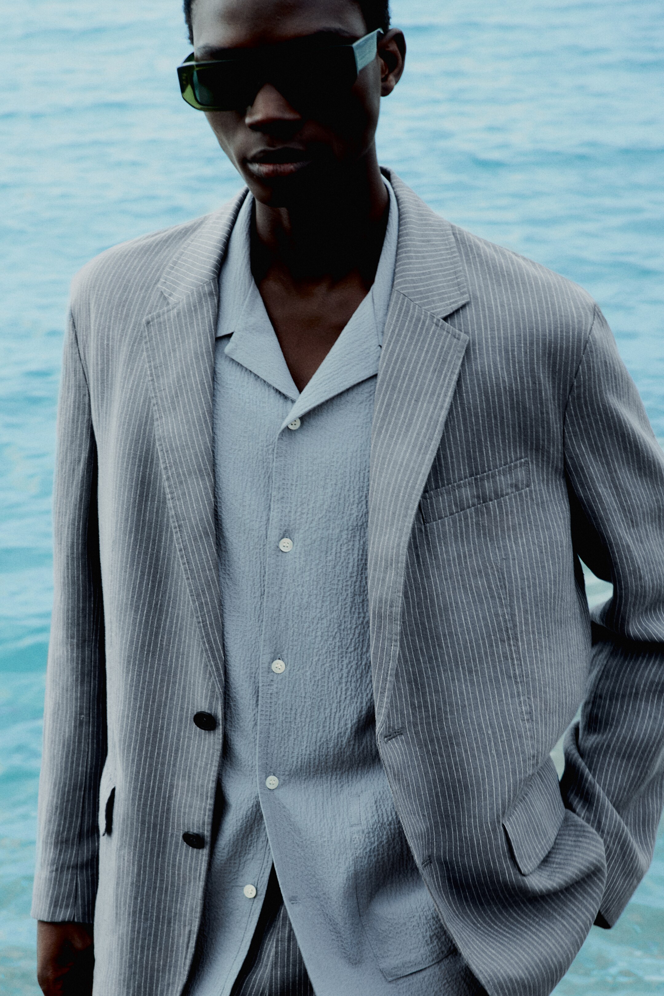 person wearing blazer