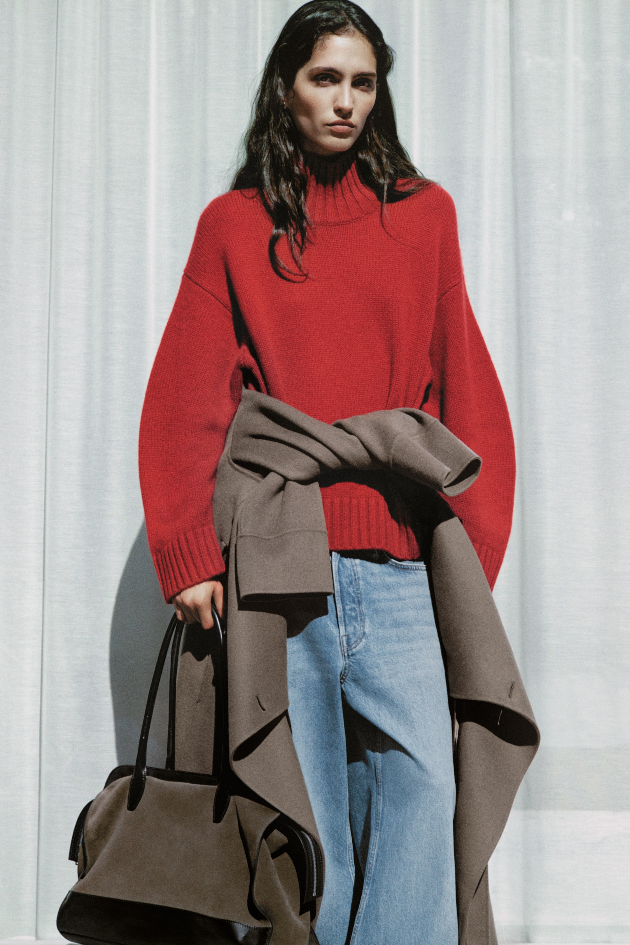 person wearing cashmere