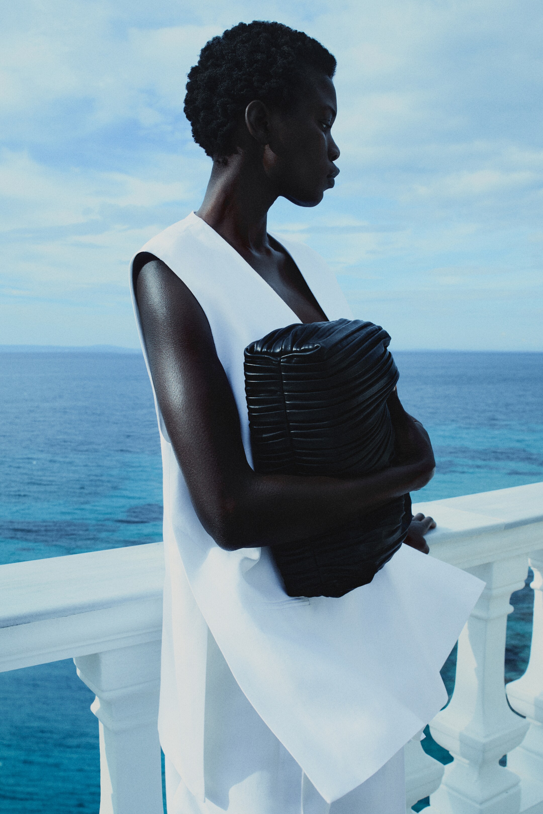 person wearing white