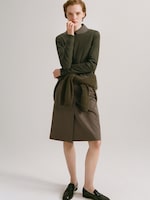 Placeholder for: Women in wool top and skirt
