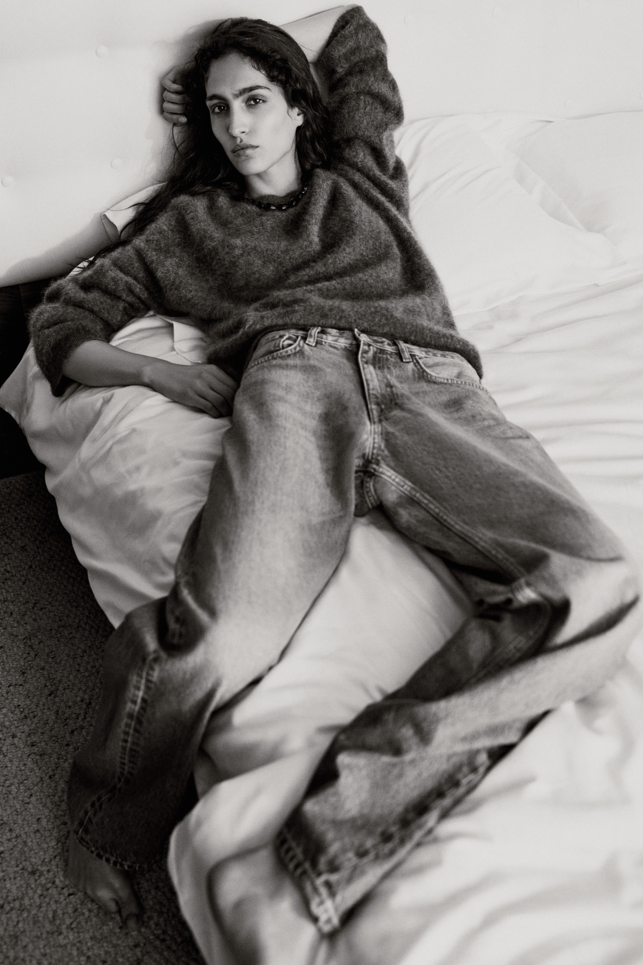 person wearing cashmere