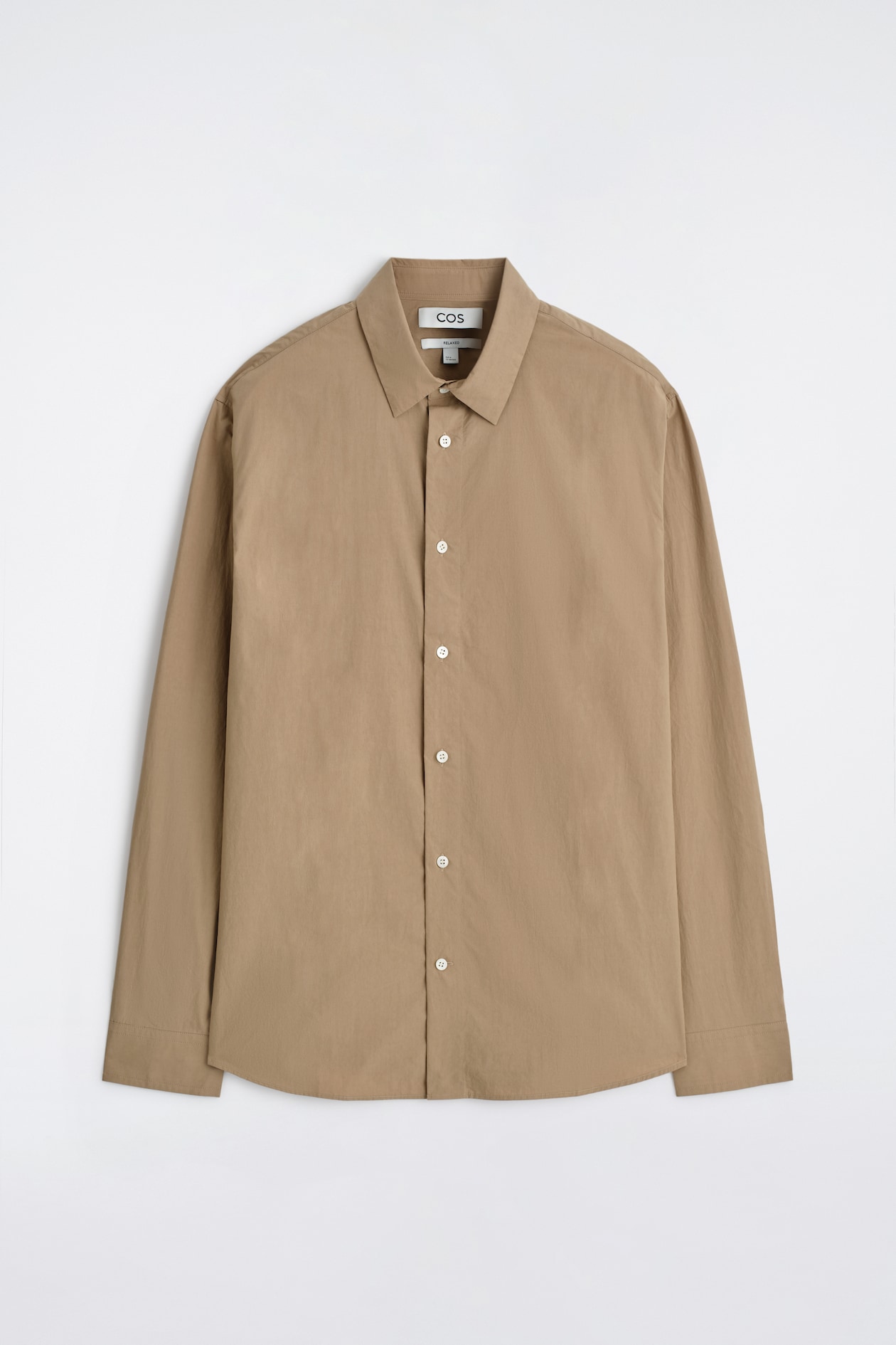 brown cotton shirt