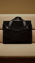 COLLARED SUEDE JACKET