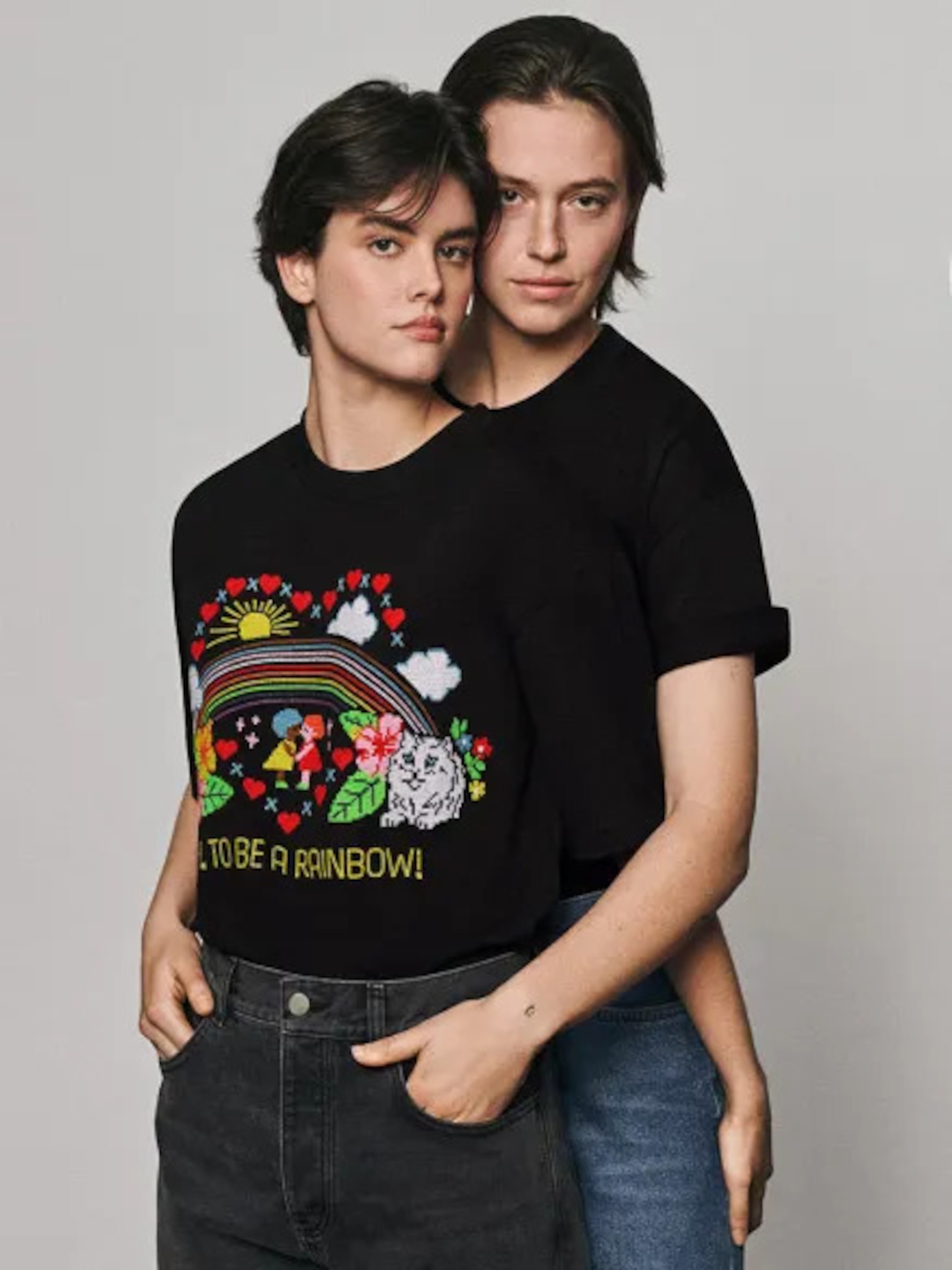 portrait of two people