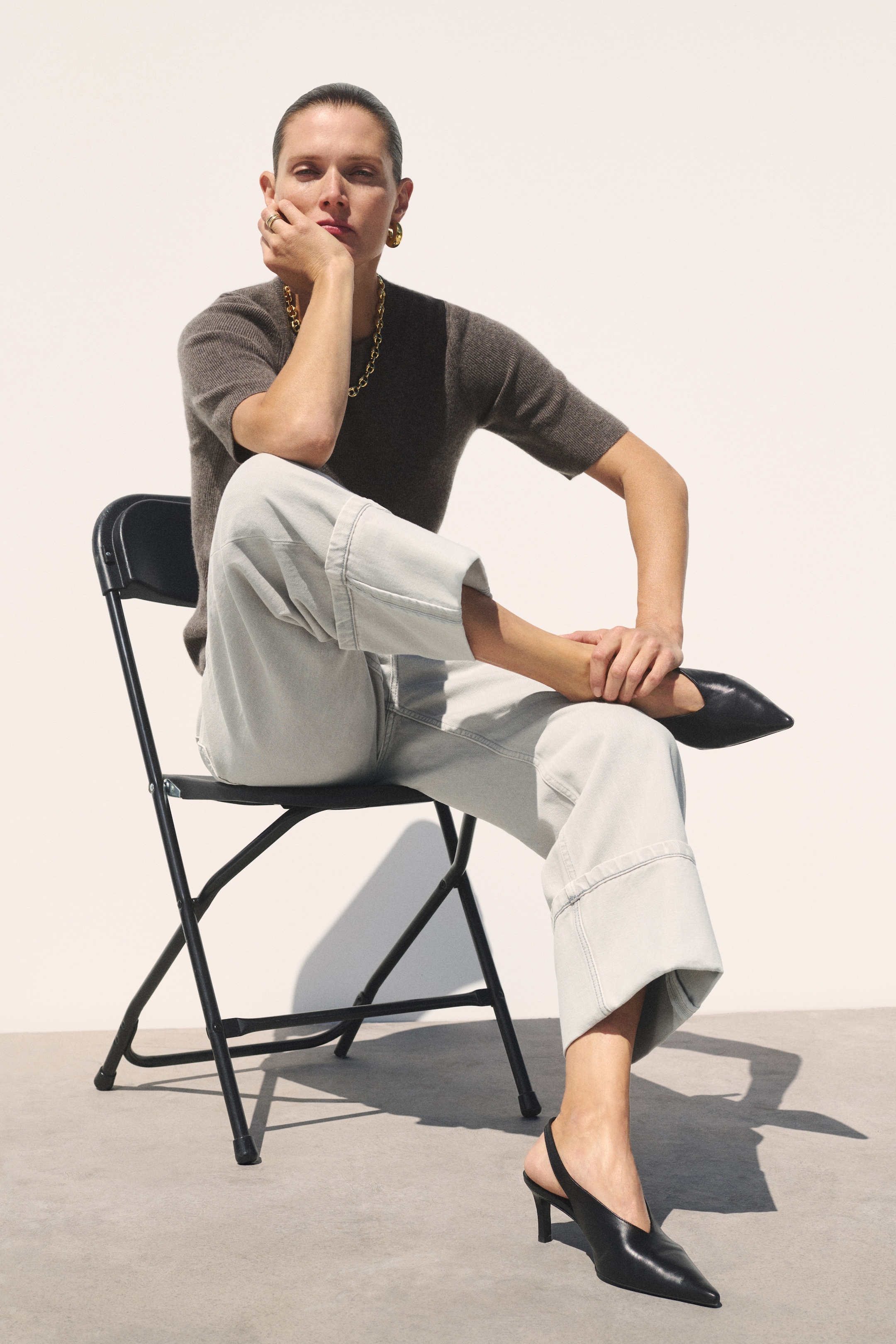 person wearing denim