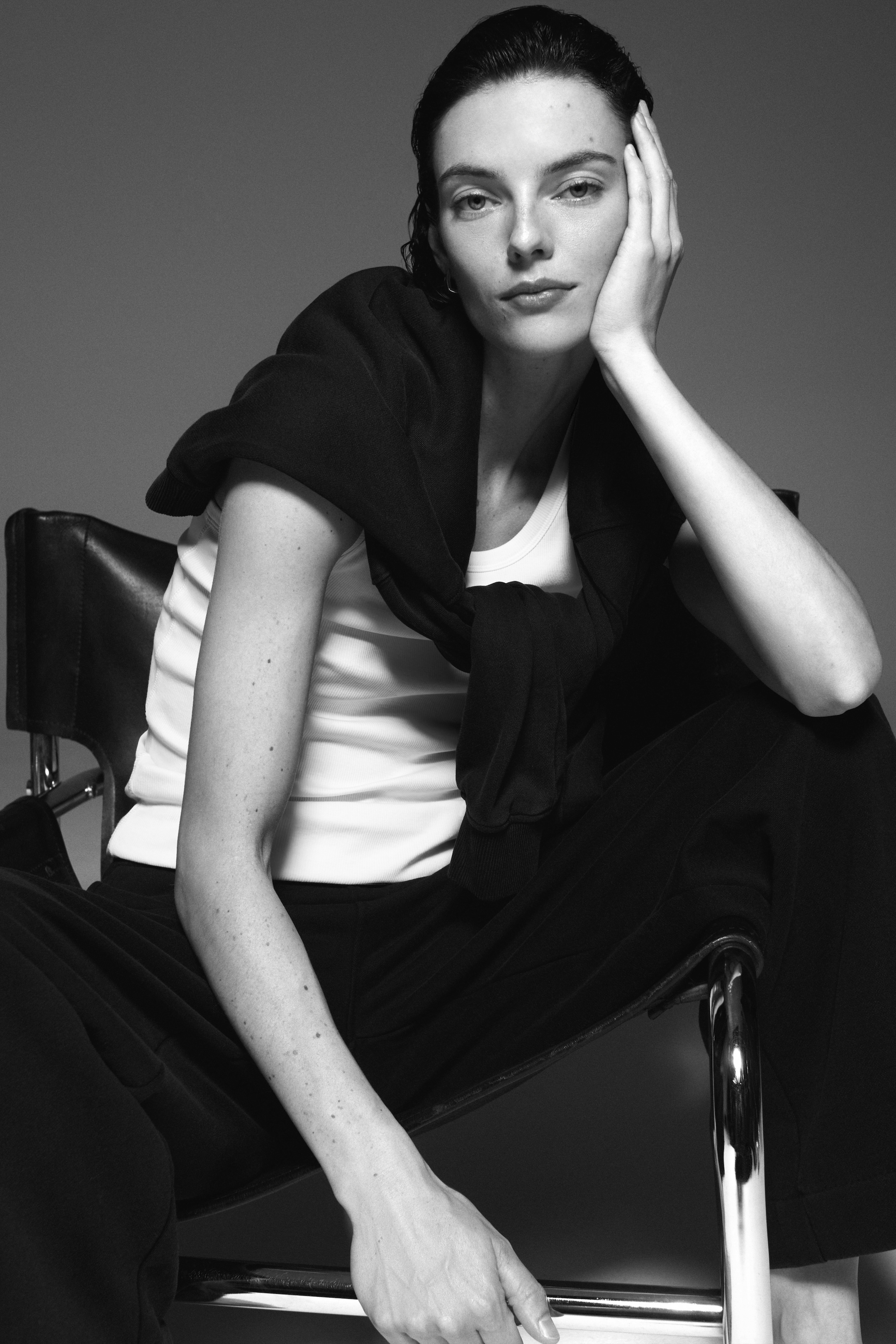 Person wearing black