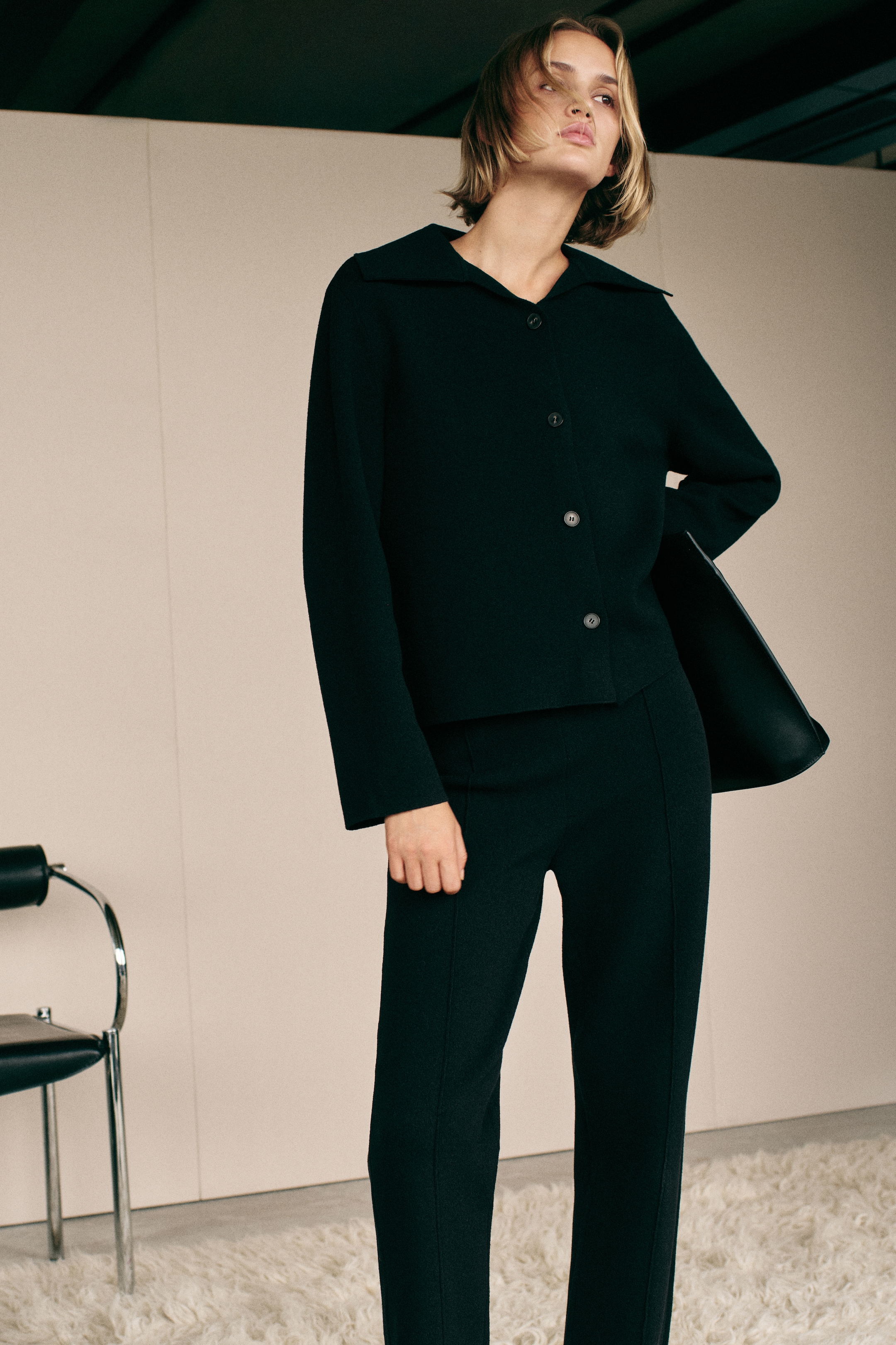 Person wearing black