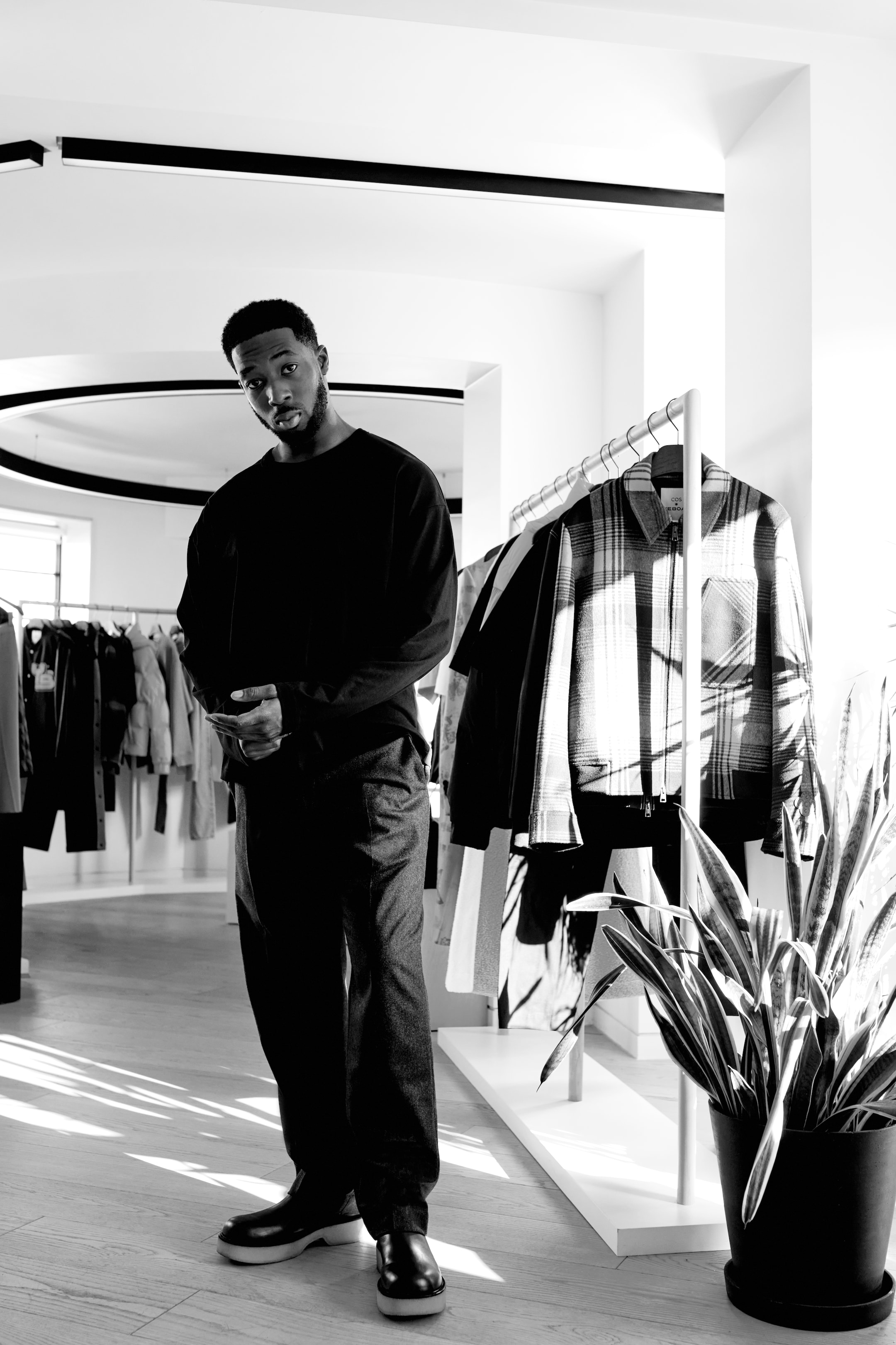 Person wearing black