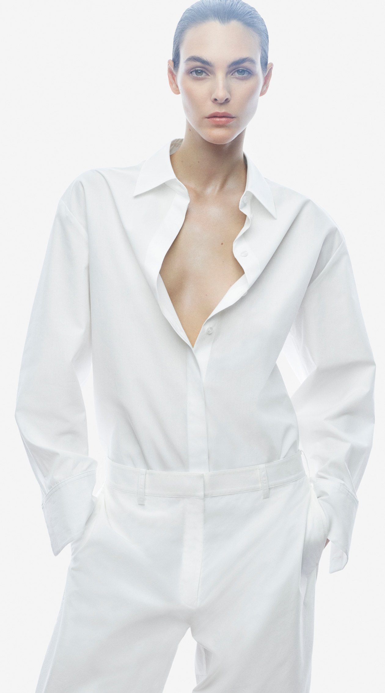 Person wearing white