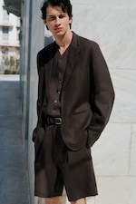 Placeholder for: men wearing brown suit