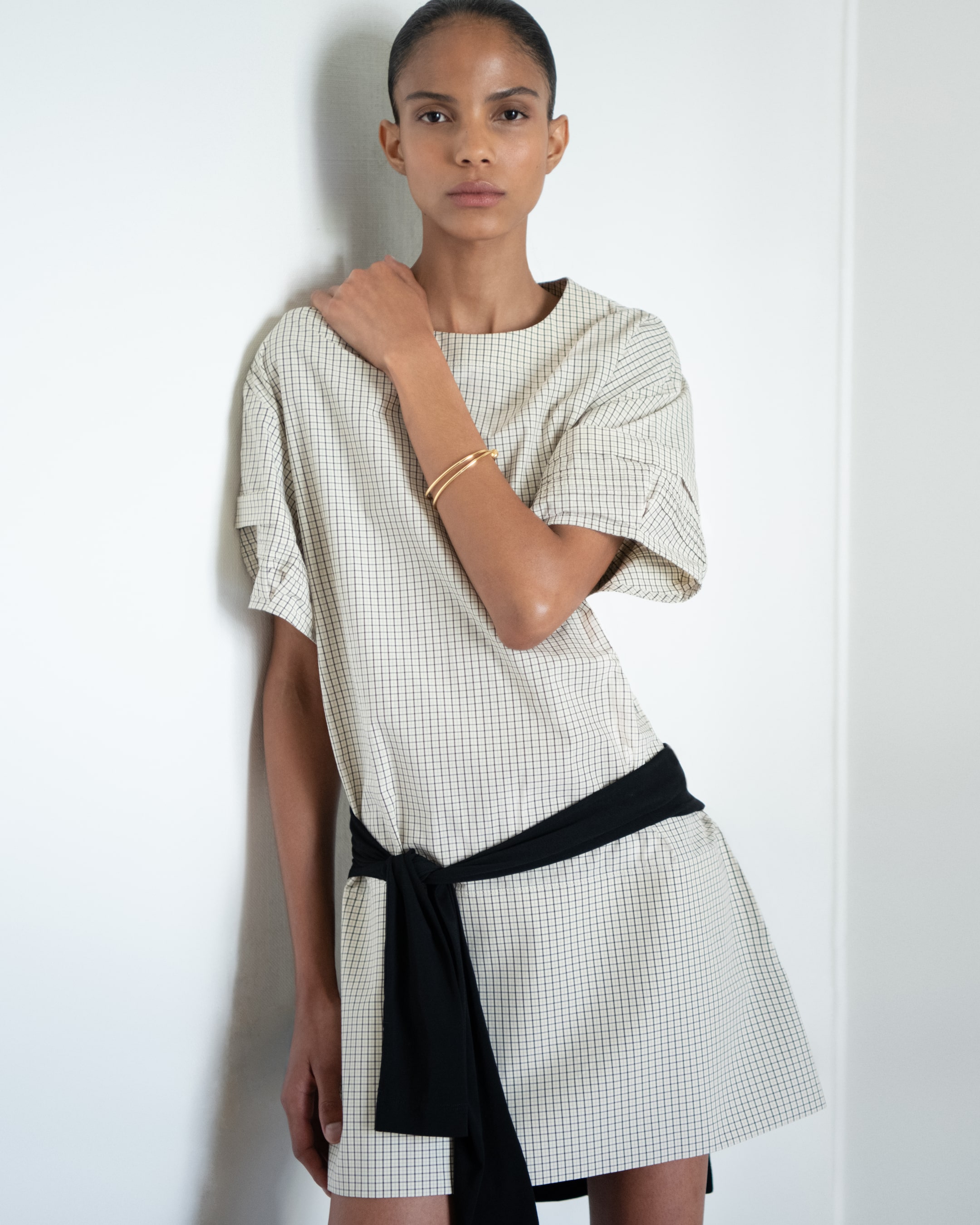 model wearing dress