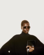 Placeholder for: model wearing AW25 campaign womenswear