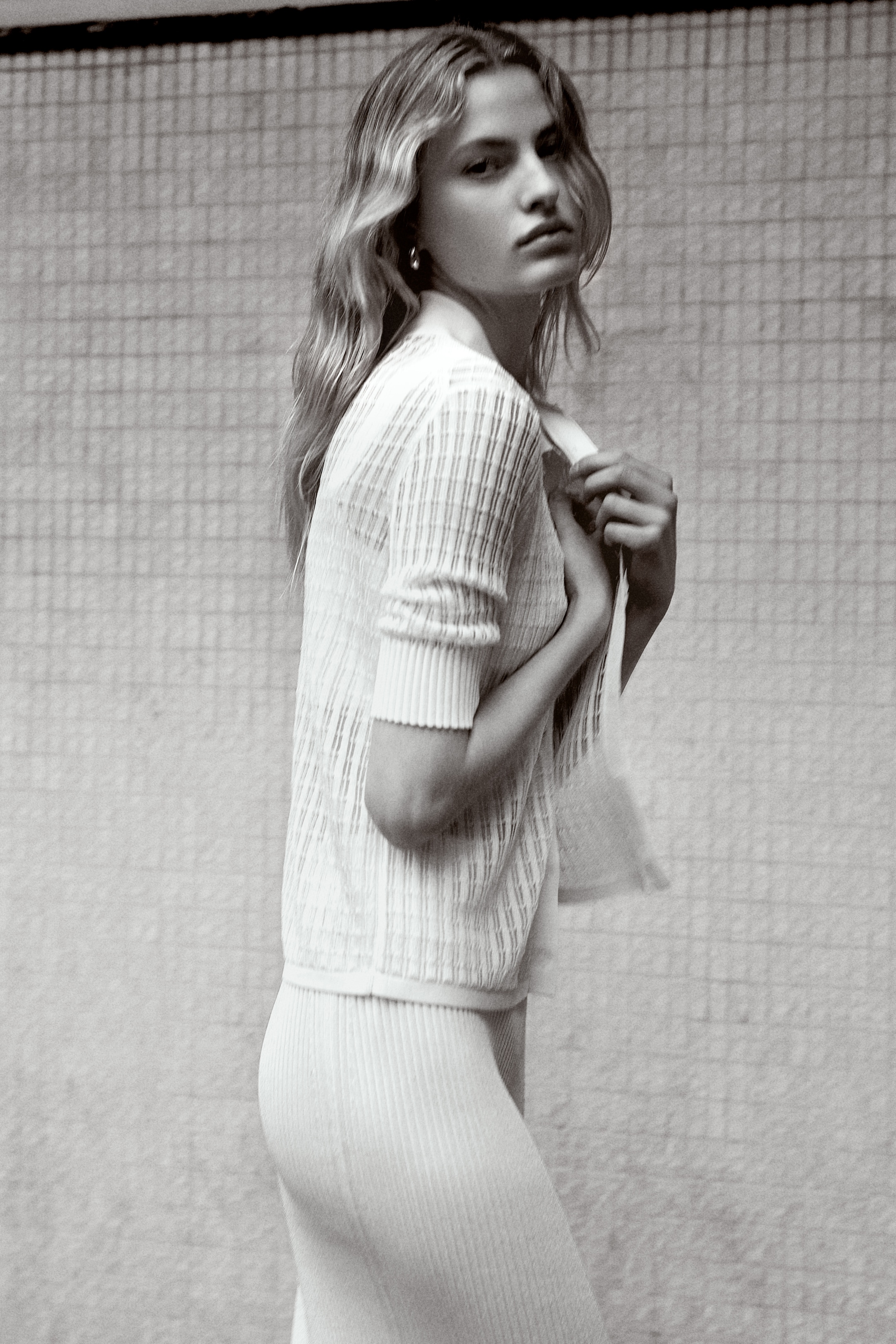 person wearing white