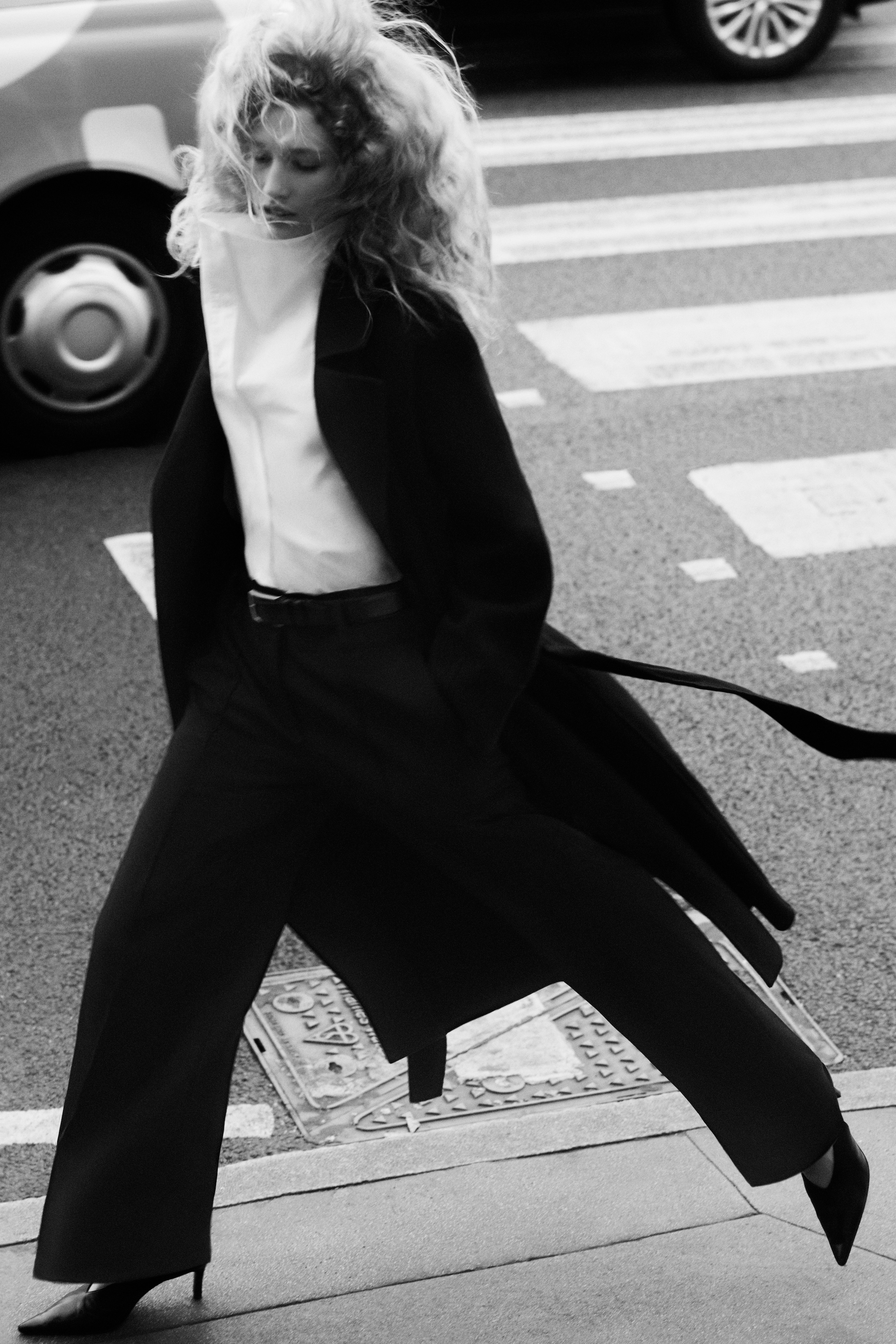 Person wearing outerwear
