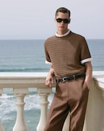 Placeholder for: person wearing knitted T-shirt