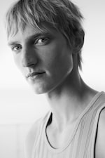 Placeholder for: black and white portrait