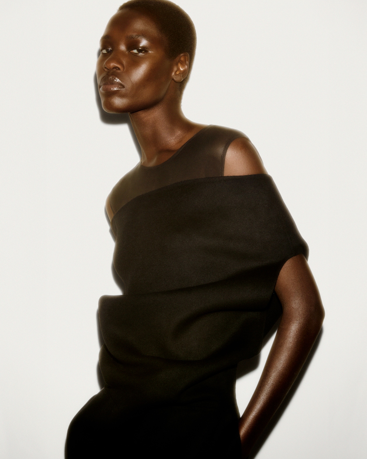 Person wearing black