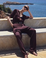 Placeholder for: Model in Brown Shirt and trousers