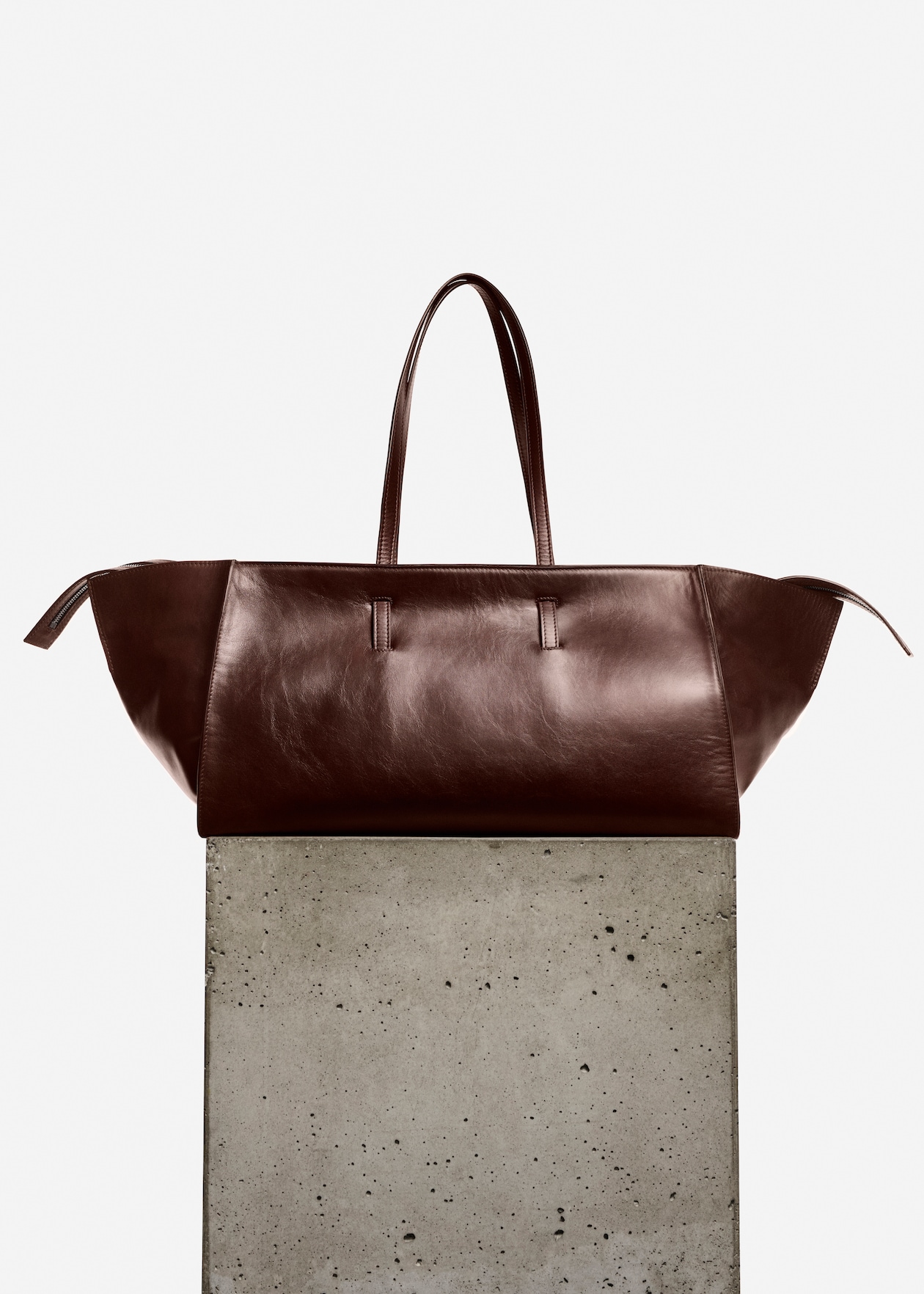 Maroon SS26 Campaign hero handbag
