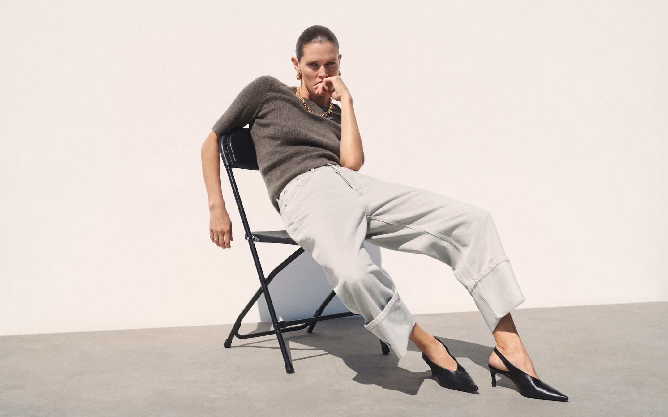 person wearing denim