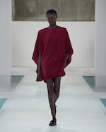 Placeholder for: woman in red dress