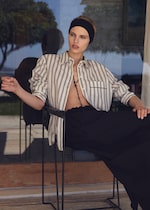 Placeholder for: woman in summery shirt