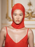 Placeholder for: Person wearing red top