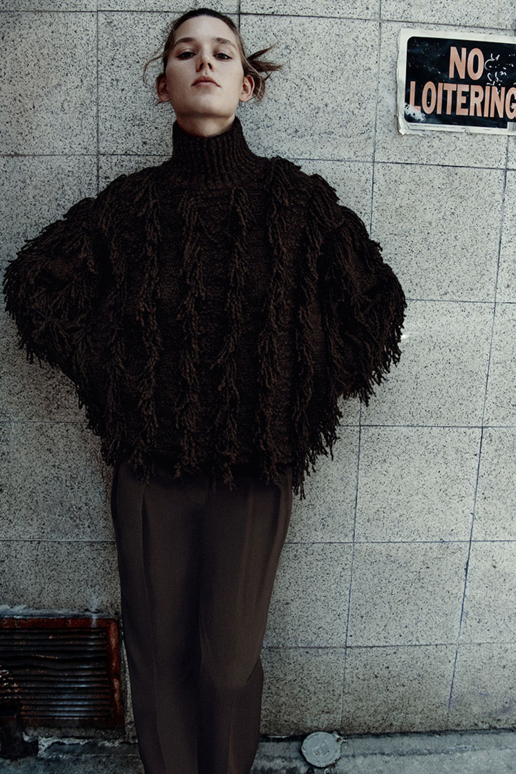 Person wearing brown