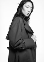 Placeholder for: Rina wearing coat