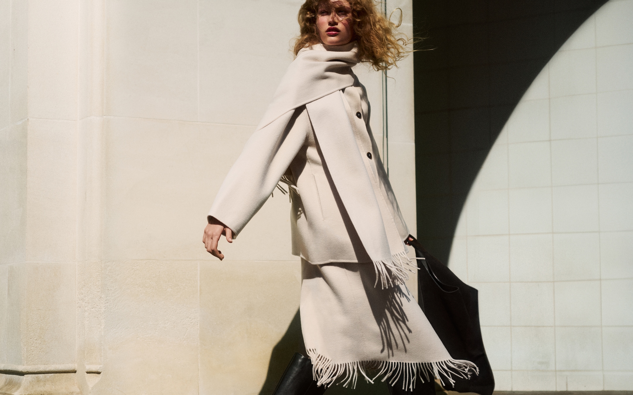 Person wearing outerwear