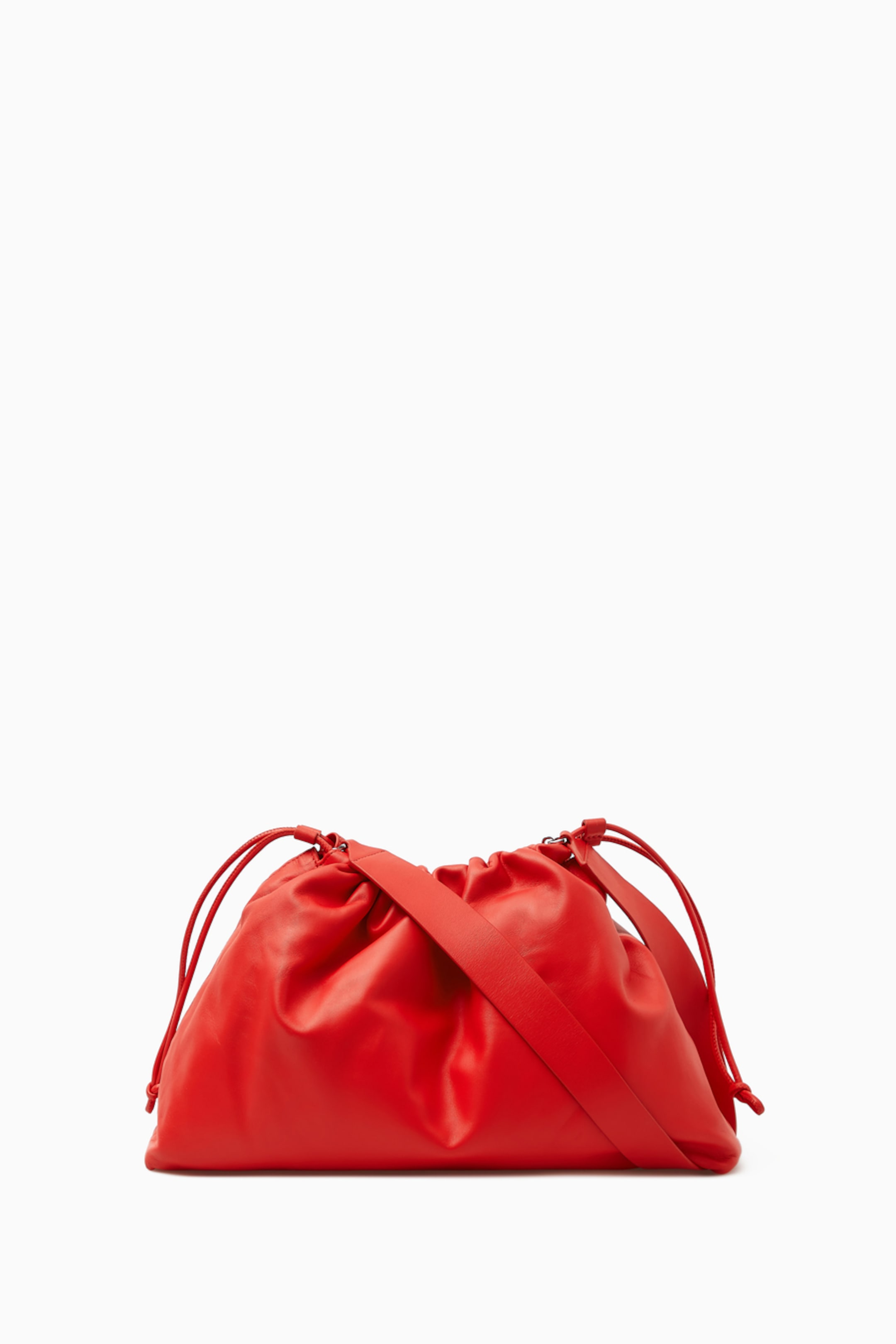 leather bag in red